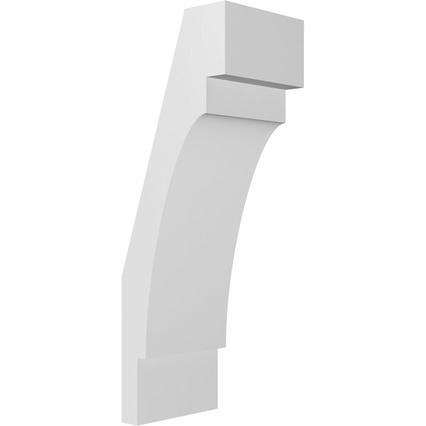 Ekena Millwork 5 1/2-in. W x 6-in. D x 18-in. H Merced Architectural Grade PVC Knee Brace BRCP055X06X18MRC - main